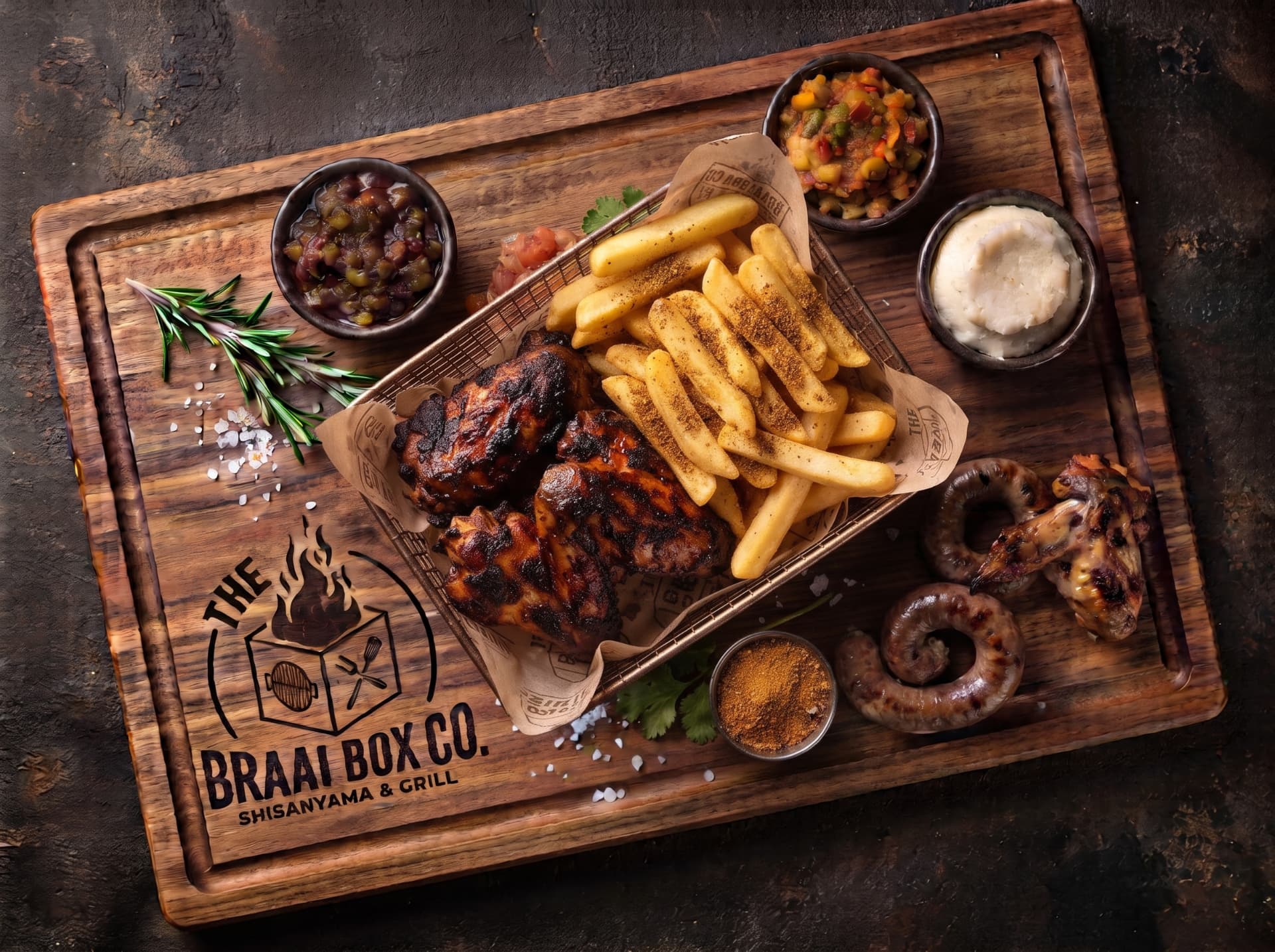 Wings & Slap Chips Basket